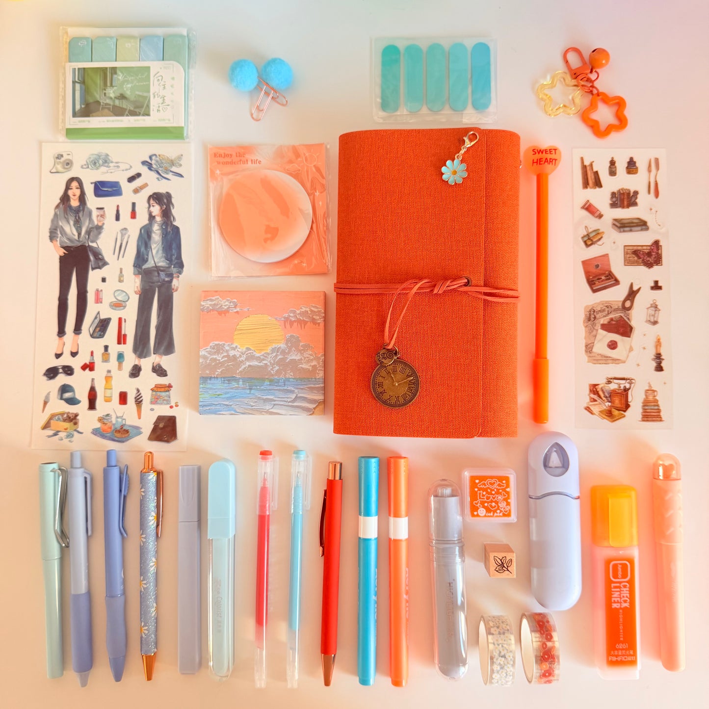 Sunset Breeze Stationery Set ๐งก๐