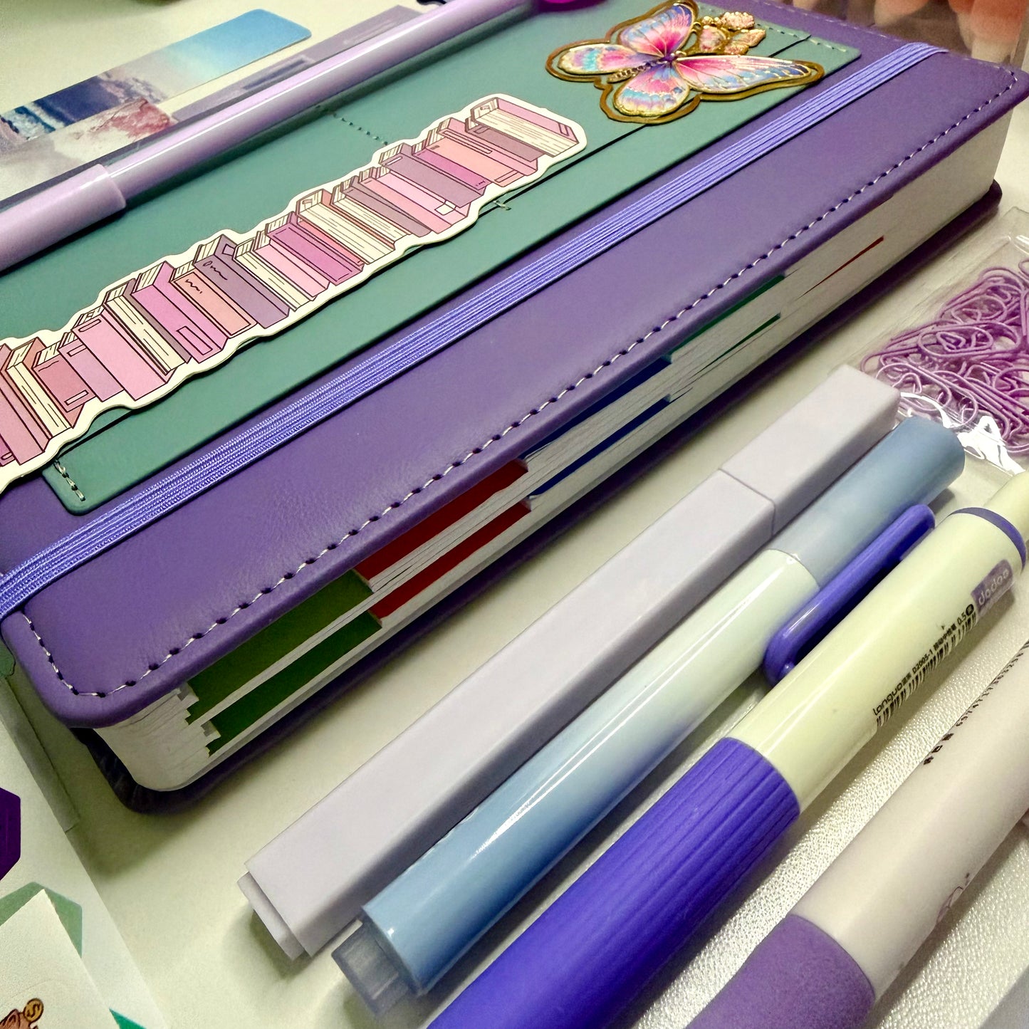 Purple Planner Stationery Set