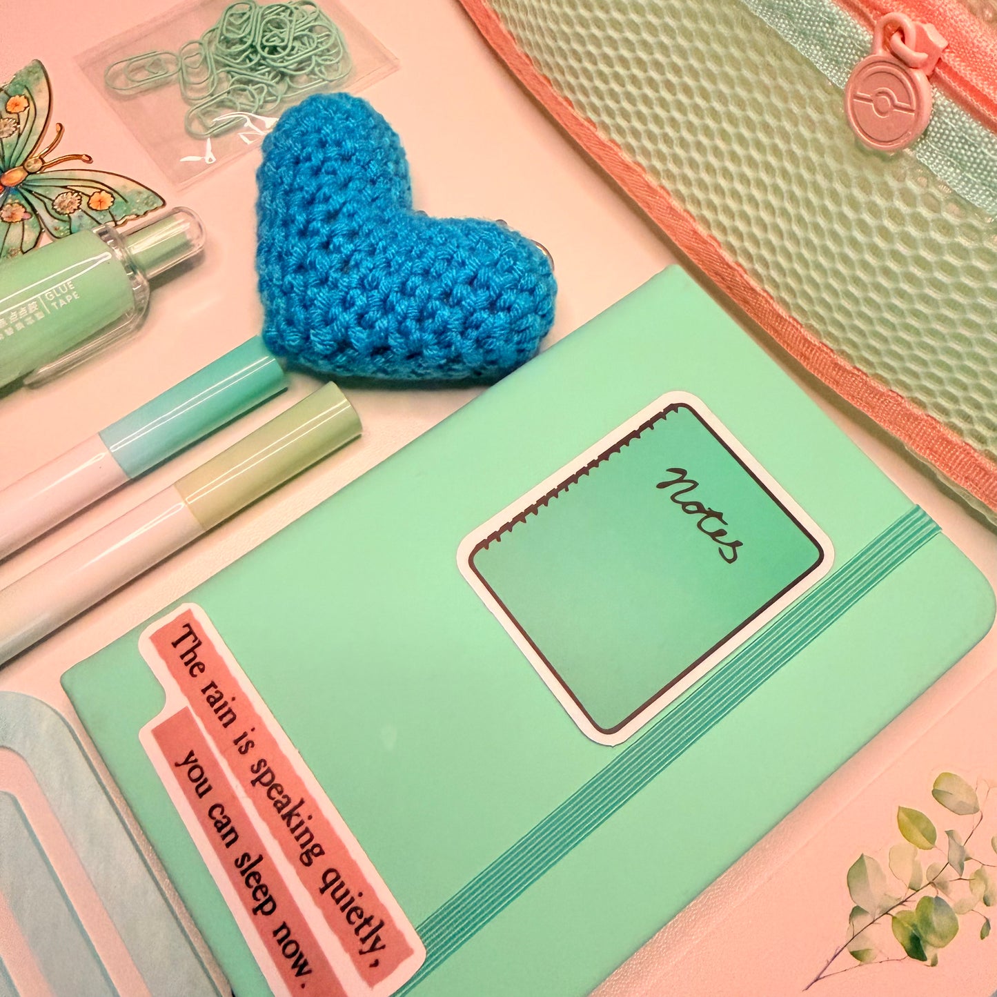 Fresh Mint Aesthetic Stationery Set â¨
