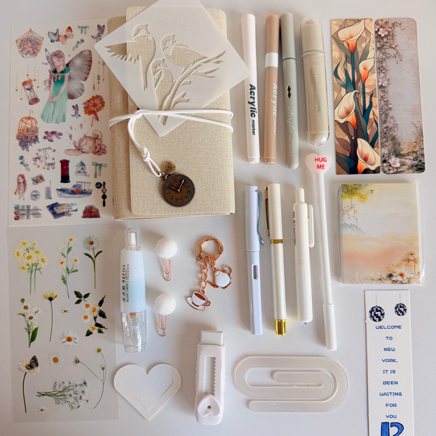 Neutral Aesthetic Stationery Box