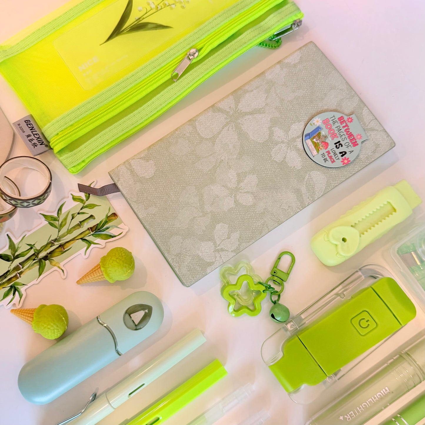 Green Serenity Stationery Set