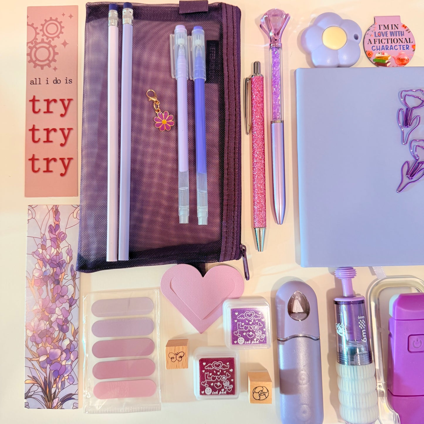 Lavender Garden Stationery Bundle