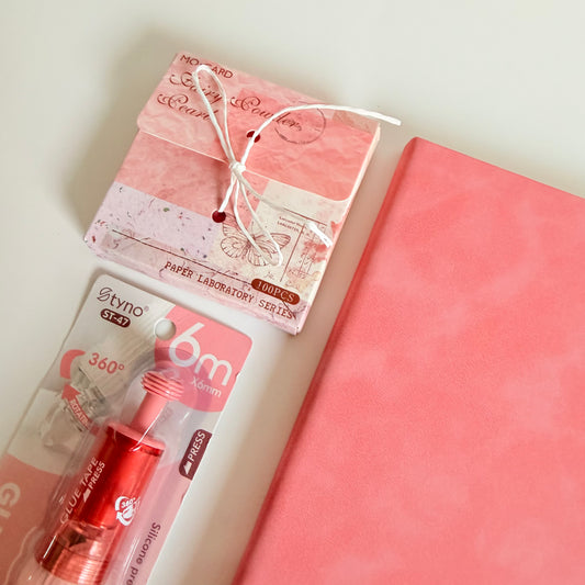 Pink Stationery Bundle – Complete Pink Desk & Journaling Set