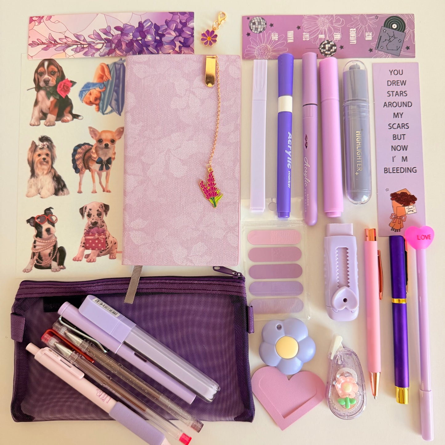 Lavender Dream Stationery Box 💜✨