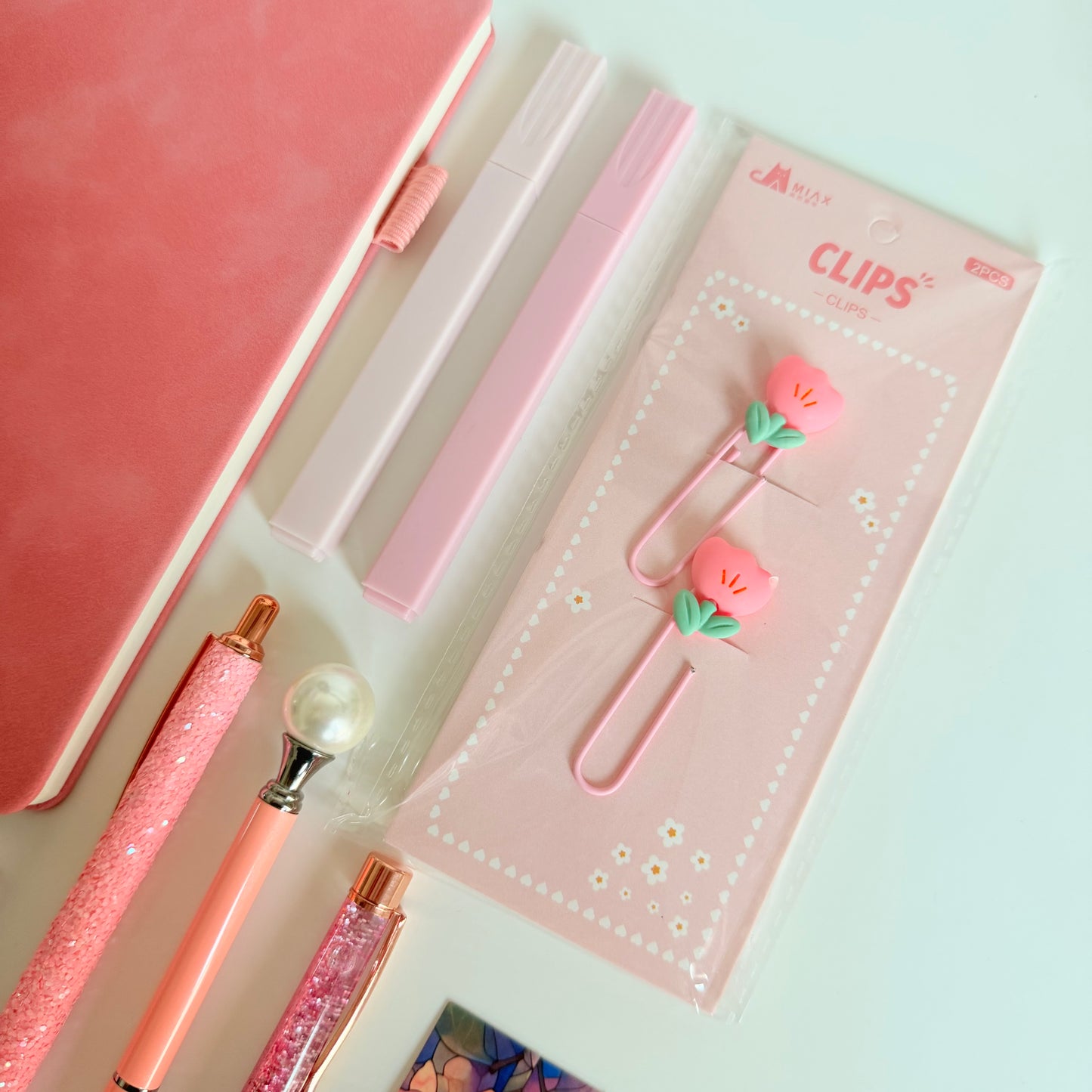 Pink Stationery Bundle – Complete Pink Desk & Journaling Set