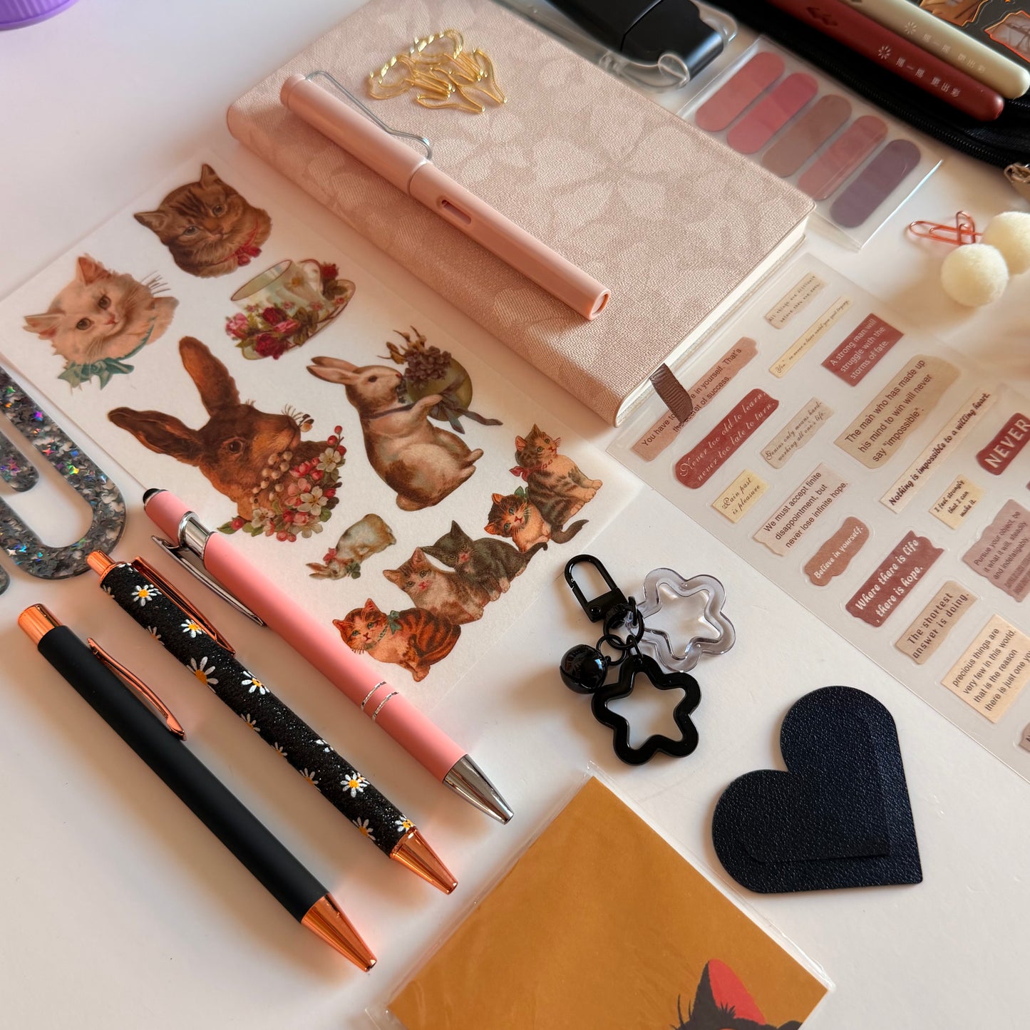 Beige & Black Stationery Bundle