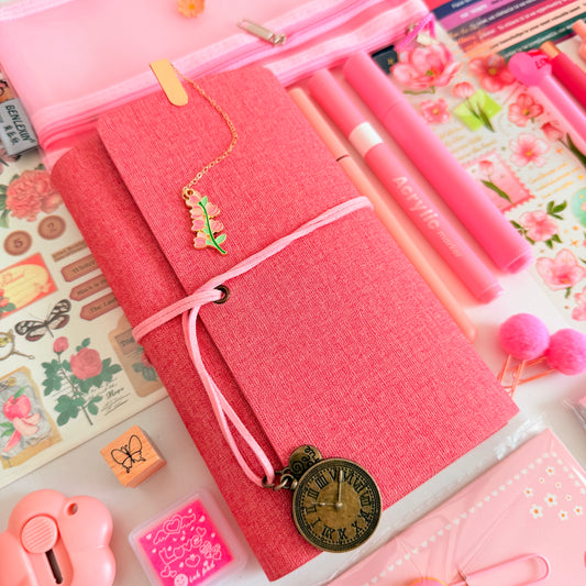 Pink Bloom Stationery Box 🌸