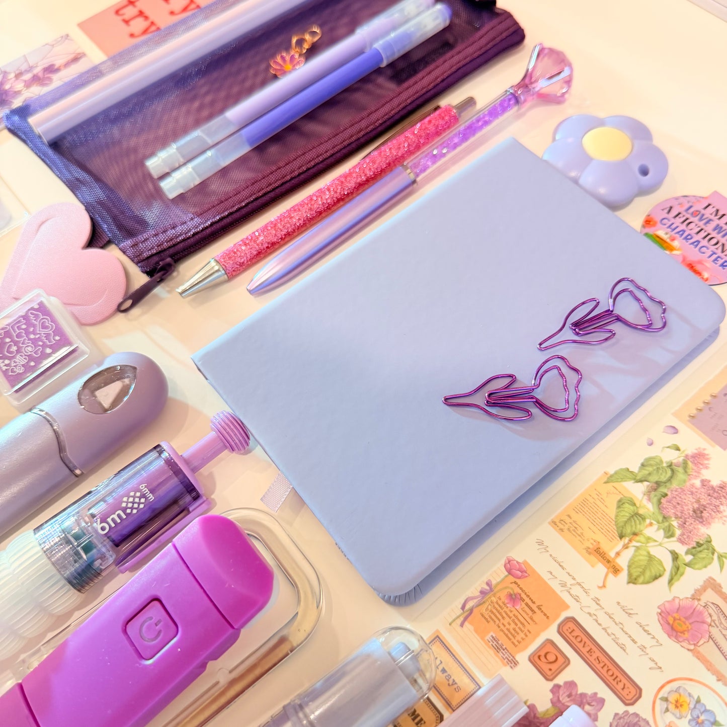 Lavender Garden Stationery Bundle