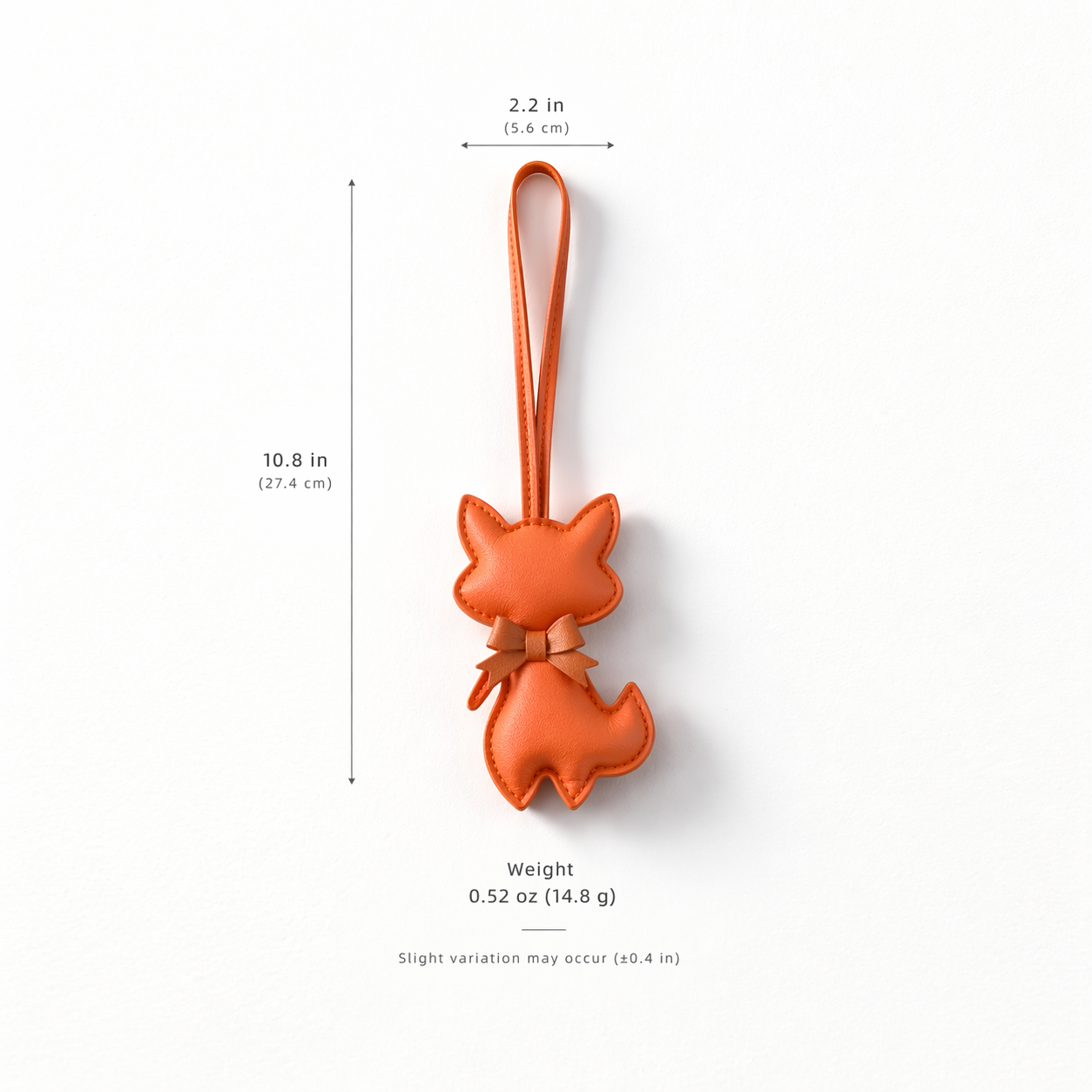Fox Keychain Bag Charm