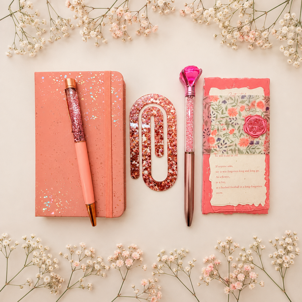 Sparkle Stationery Set