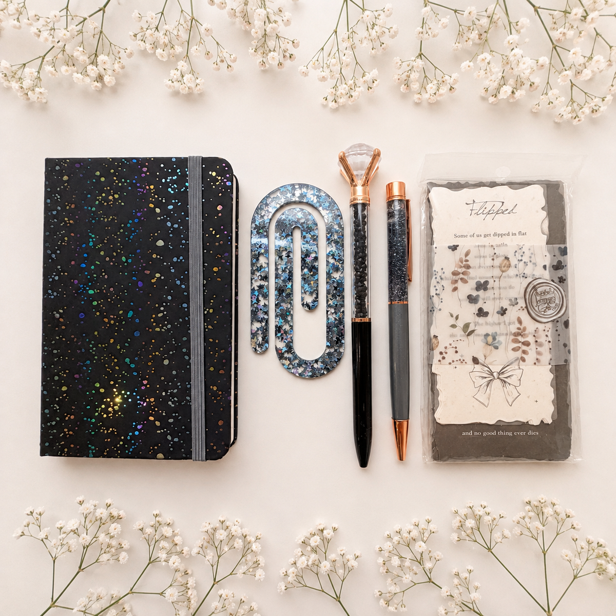 Sparkle Stationery Set