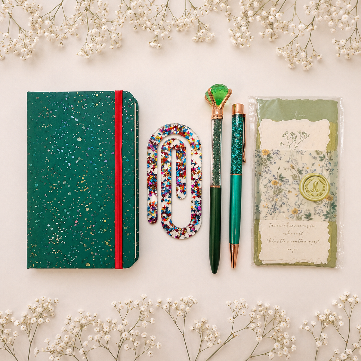 Sparkle Stationery Set