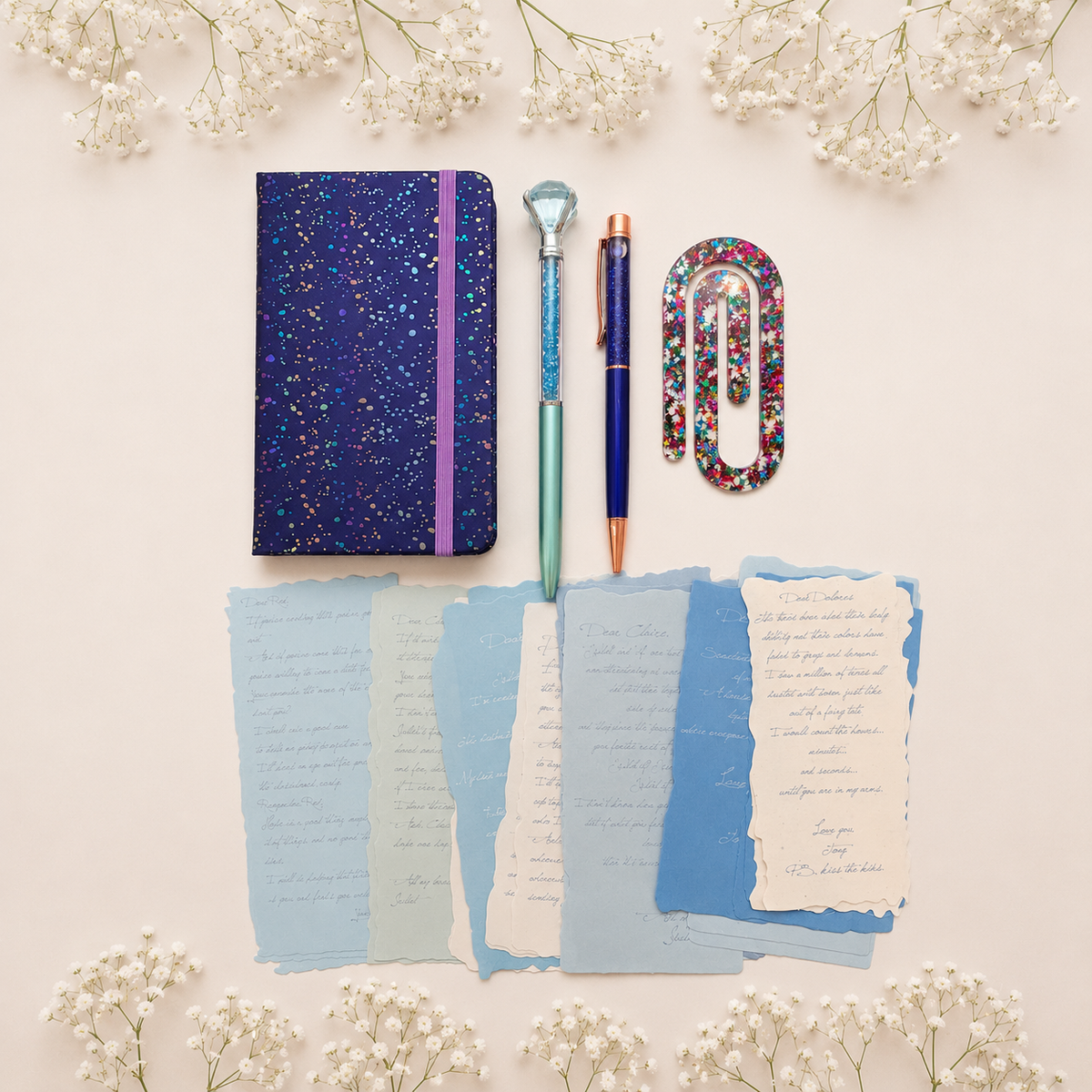 Sparkle Stationery Set