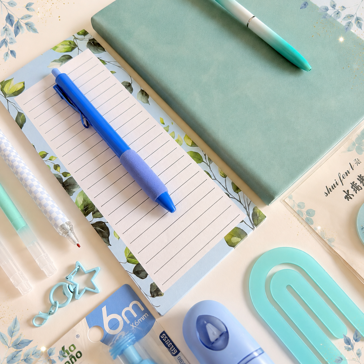 Blue Aesthetic Stationery Gift Set – Cute Desk & Journaling Essentials